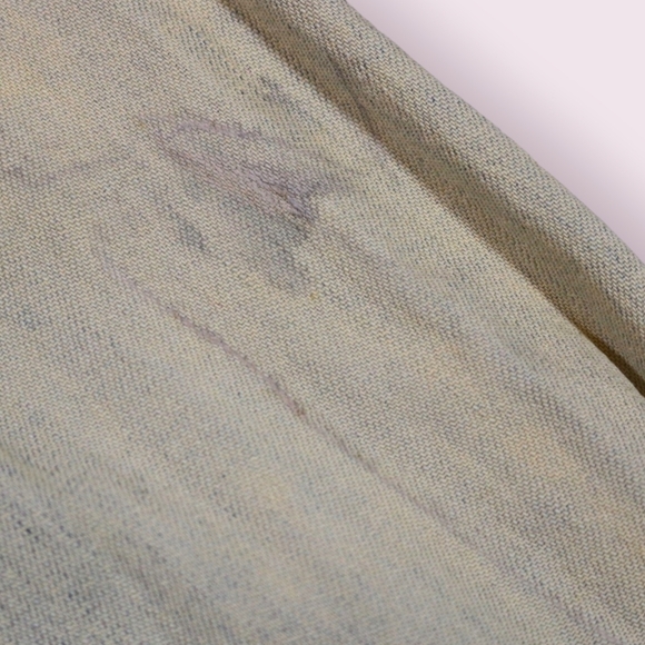 Rock 47 Wrangler Cream Denim Embroidered Rhinestone Rustic Snap Western Size L - Picture 5 of 10